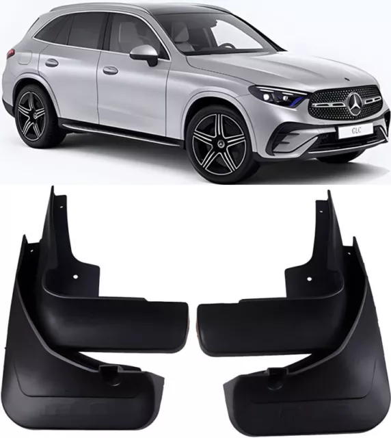 Genuine Set Splash Guards Mud Flaps For 2015-2019 Mercedes Benz GLC With Pedal