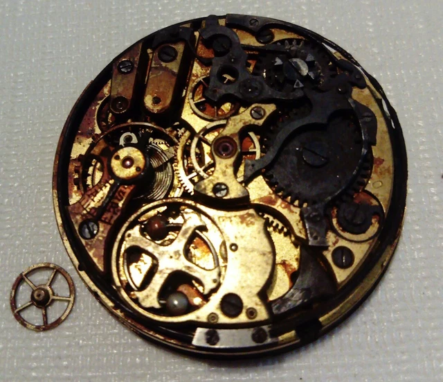 Mouvement Ancien De Montre Gousset - À Réviser Ou Pour Pièces - Occasion