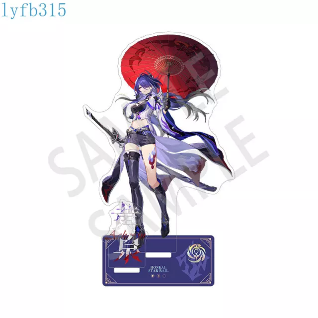 Honkai: Star Rail Anime Acheron Stand Figure Acrylic Desktop Decor Gift