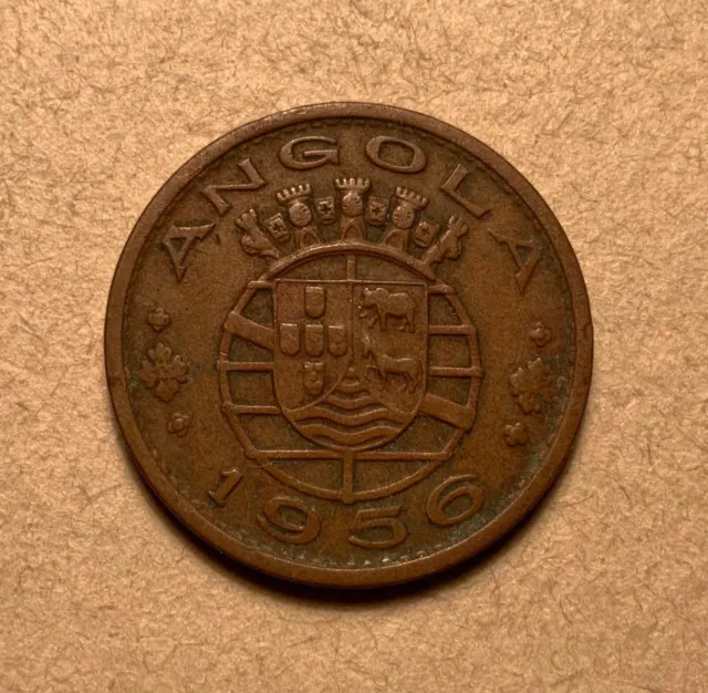 1956 Angola 1 Escudo