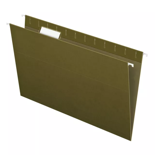 Pendaflex Recycled Hanging Folders Legal Size Standard Green 1/5 Cut 25/BX -DEAL