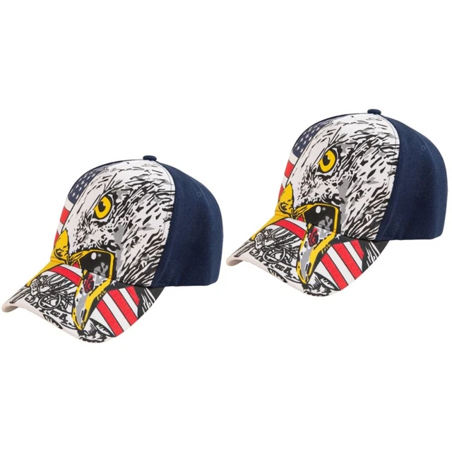 2 Pack Chapeau Respirant Chapeau Américain Protection Solaire