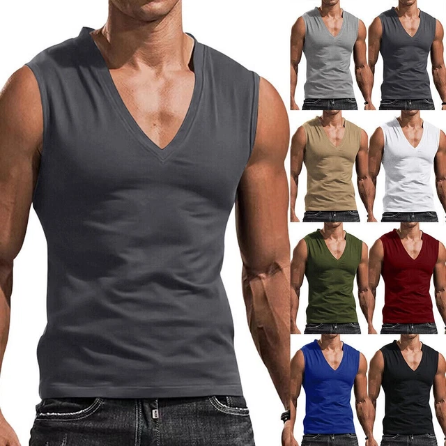 Unterhemd Sommer Tanktop – 3er/6er/9er Pack, 100% Baumwolle, Weiß, Größe S Herren Unterhemd