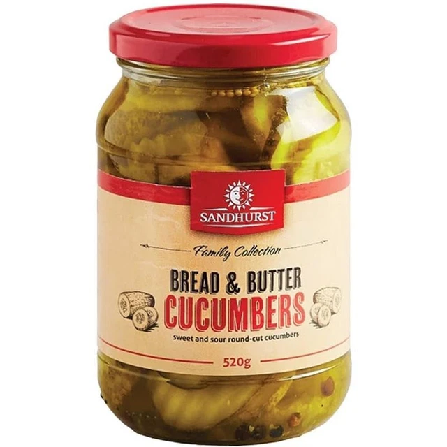 Sandhurst - Bread and Butter Cucumbers 520g