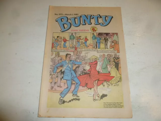 BUNTY Comic - No 1155 - Date 01/03/1980 - UK Paper Comic