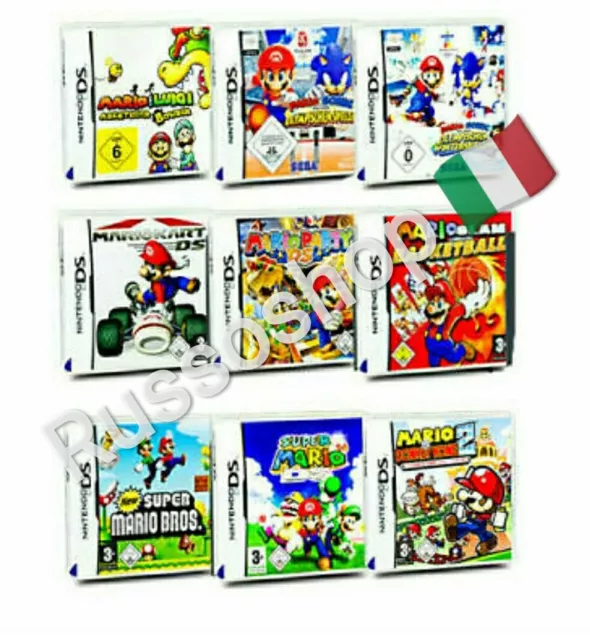 500 Giochi Ds Per Bambini Nintendo New 2Ds Xl- 3Ds Xl- 3Ds - 2Ds -Promo+Omaggio