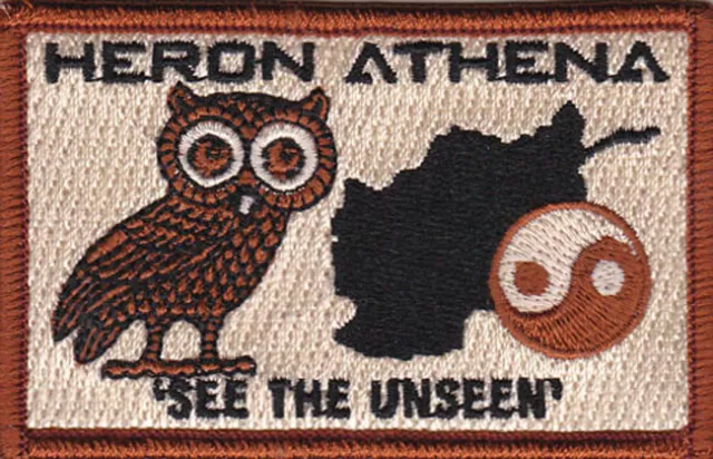 Heron Athena Afghanistan Air Force RAAF Embroidered Patch Australia