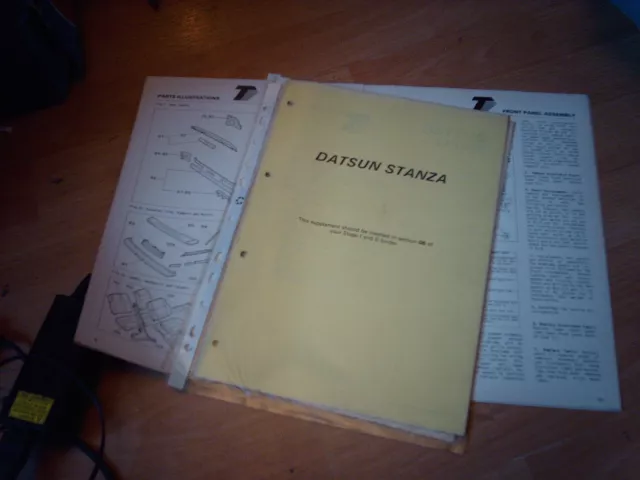 Body Repair Manual Datsun Stanza 1982 - Ultra rare Thatcham Mira Manual