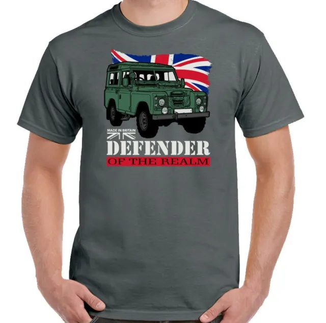 T-shirt 4x4 Off Roading Road 90 110 127 Of the Realm Uomo divertente 10