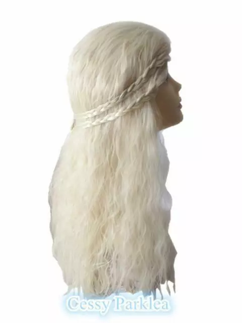 SN-D9-3 Khaleesi Wig Adult Daenerys Targaryen Costume Acsry Game of Thrones 2