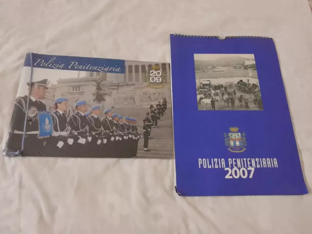 2 Calendari Polizia Penitenzaria 2009 Sigillato - 2007