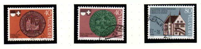 Schweiz Briefmarken Mi. 1203-1205 Prophila 1981 gestempelt (CH204)