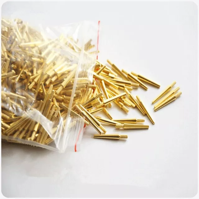 1000/Box Dental Lab Brass Dowel Pins Master Dowel Single Pins 22mm Long 2