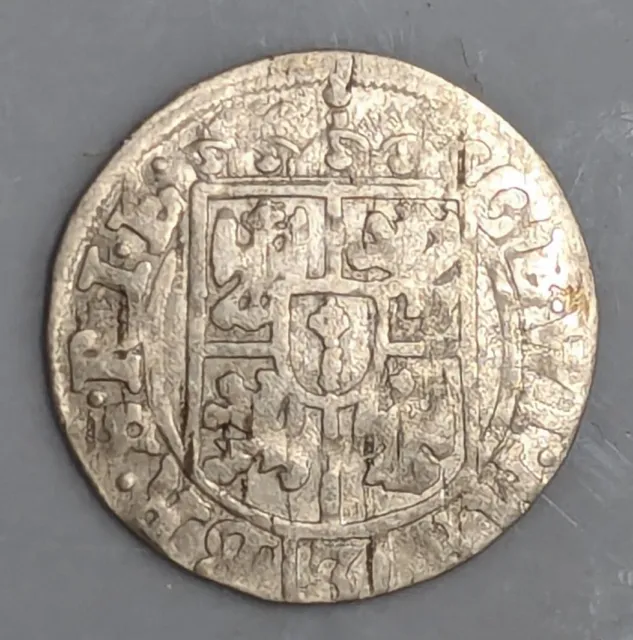 PRUSSIA BRANDENBURG  1626 GERMAN Georg Wilhelm Germany  1/24 Thaler Coin (C3470)