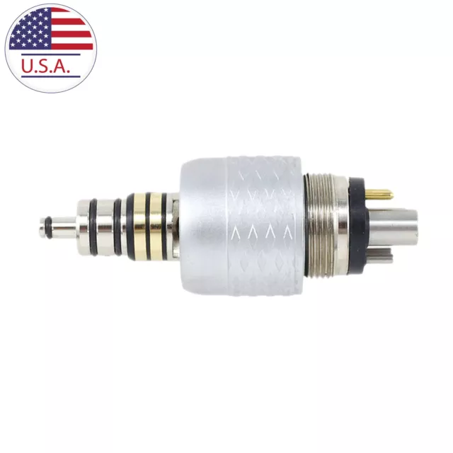 COXO Dental Handpiece Coupling Roto Quick 6 Pin Coupler Fiber Optic Connector