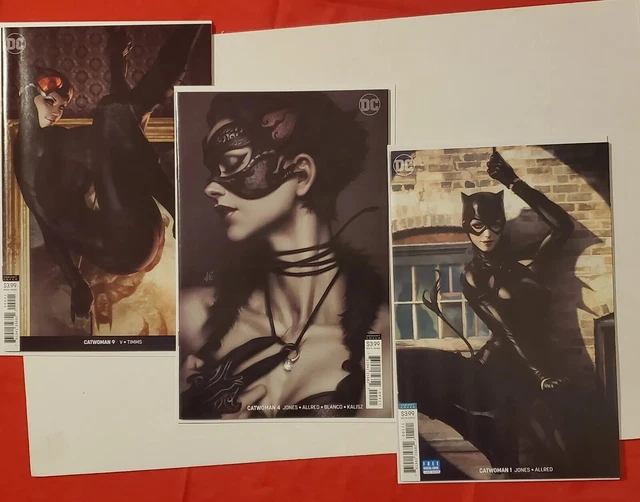 Catwoman Artgerm 3 Book Set  Issues #1 4 9 DC Comics Batman Stanley Artgerm Lau