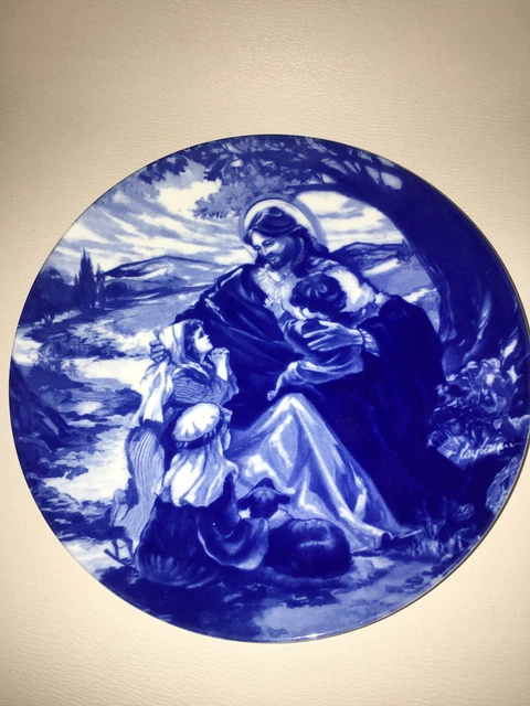 Vintage 1992 Avon Bless The Little Children Wall Plate in Original Box New