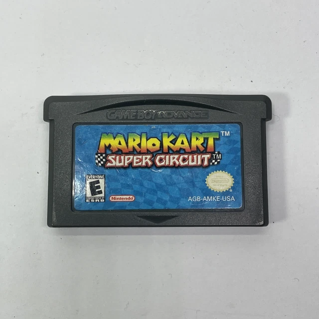 AUTHENTIC MARIO KART Super Circuit Nintendo Game Boy Advance GBA