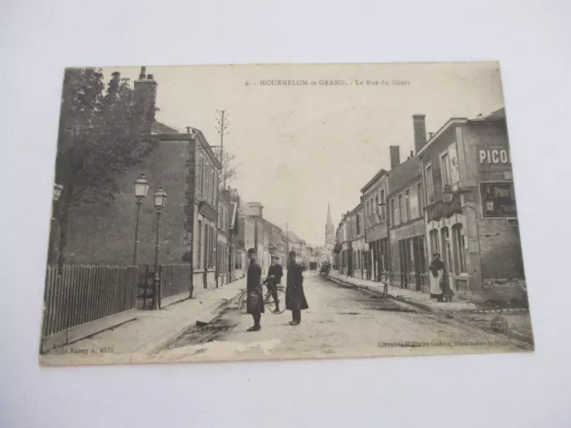 Cpa Dos Vert Marne 51 Mourmelon Le Grand La Rue Du Genie
