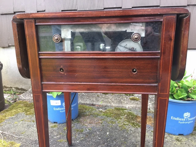 1946 Rare Bendix Drop Leaf Table Tube Radio 646A For Parts Not Working.