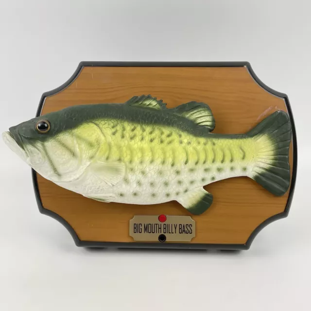 Vintage 1999 Gemmy Big Mouth Billy Bass Singing Fish Take Me To The River - READ