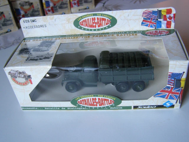 Solido 1/50, GMC citerne, US WW2 + decalcomanies et boîte, neuf, ref
