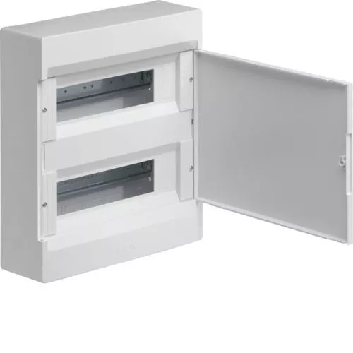 Coffret électrique sailie 2x12 modules IP40 Blanc VD212PP Hager