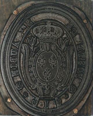 D5826 Unique Matrice Louis XVI Poste Du Roy Trois Lys Couronnés SUP 50/128 D5826 Unique Matrice Louis XVI Poste Du Roy Trois Lys Couronnés SUP 50/128