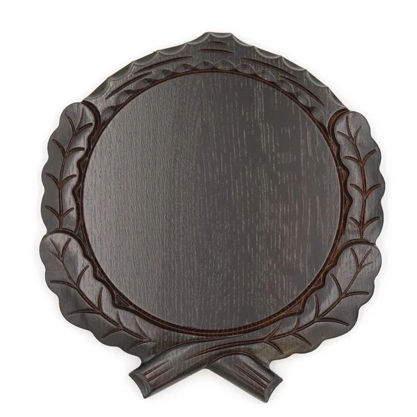 Placa de Jabalí Tallado Oscuro Af 19 CM Tablero Keiler Gewaffbrett Escudo Trofeo