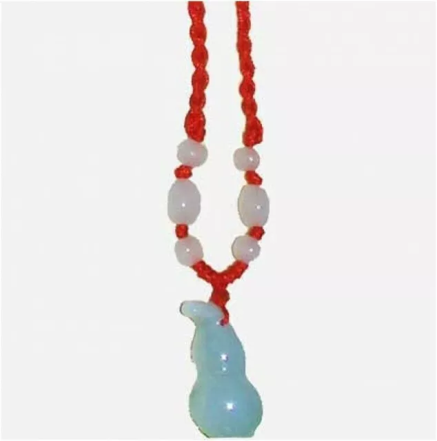 FSH182 Feng Shui Jade Talisman/Lucky Charm Hanger: Calabash/Gourd