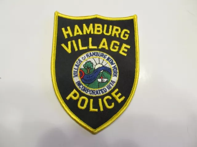 New York Hamburg Village Police Patch