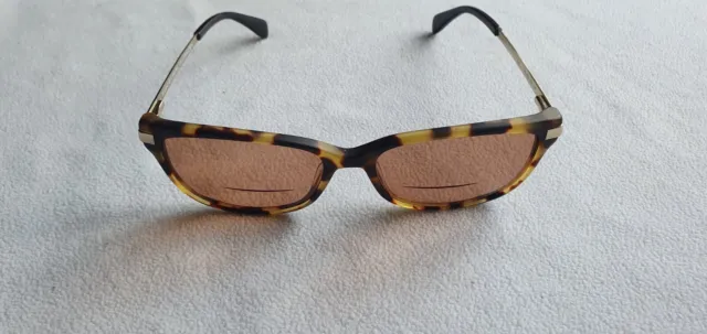 Marc Jacobs brown tort / gold cat's eye glasses frames. MMJ655.