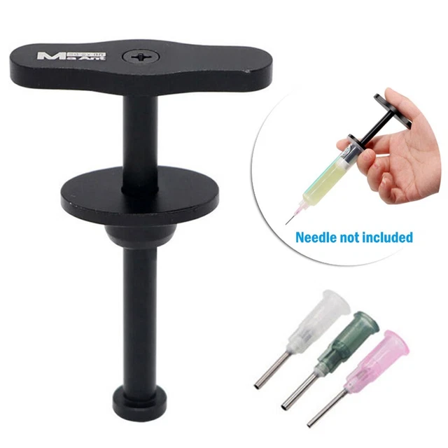 Metal Durable BGA Solder Flux Mate Plunger Dispenser-Tool Manual Syringe