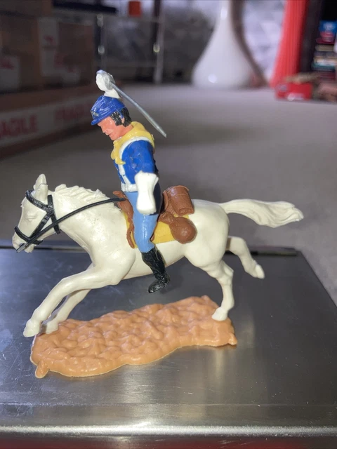 PLAYMOBIL AMERICAN CIVIL War Union Soldiers Cavalry Vintage Western