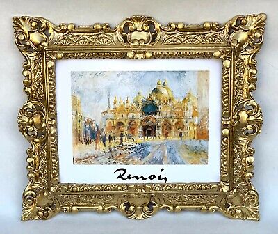 Encadré Baroque Image Venezia Piazza San Marco Renoir45x37 Tableau Venise Italie