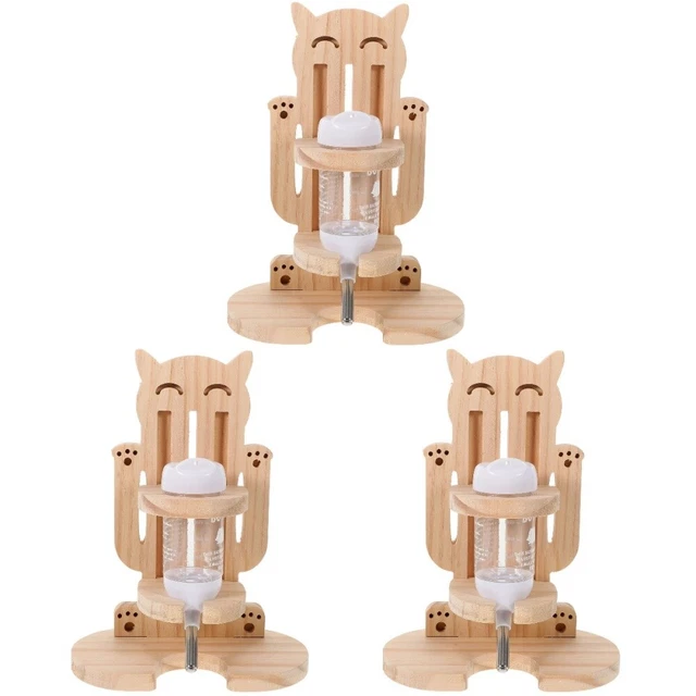 3 ensembles de hamster vertical Waterer Pruisible Bouteille de hamster