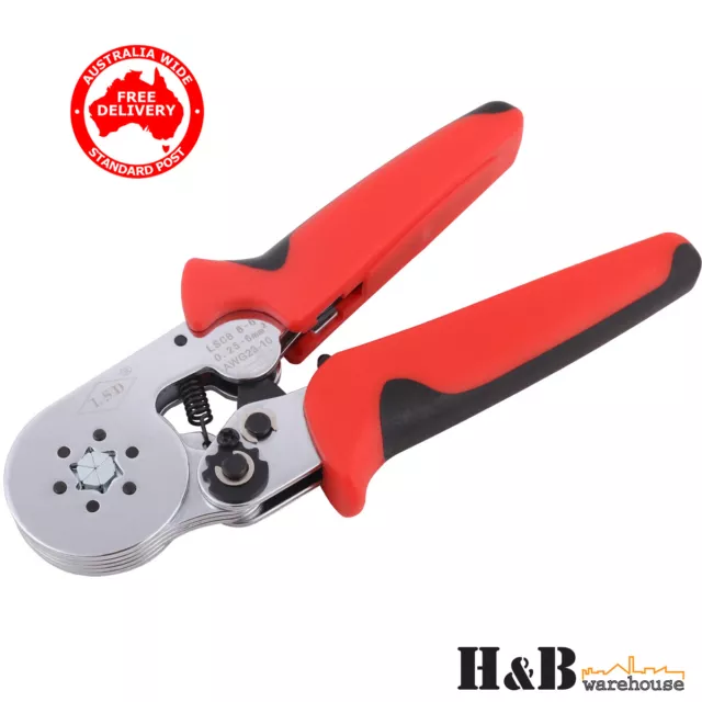 Bootlace Crimper 0.25-6mm²  Hexagonal Terminal  Ferrule Crimping Tool