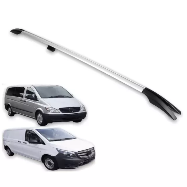 Dachreling für Mercedes Vito Viano W639 W447 2003-2022 L2 mittlerer Radstand Alu