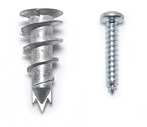 Zinc Self-Drilling Drywall/Hollow-Wall Anchor Kit with Screws 200 100