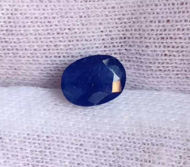 Natural Blue Sapphire Oval Cut 1.25 CTS For Jewelry Making Loose Gemstone