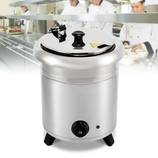 Electric Countertop Food Soup Warmers Buffet Kitchen Restaurant Commercial 400W