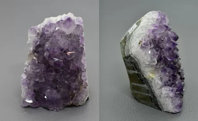 AMETHYST STUFE aus URUGUAY mit Standfläche Druse Geode Kristalle  265 Gramm #15