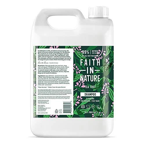 Natürliches Teebaumshampoo, Reinigung, vegan & grausamkeitsfrei, nein