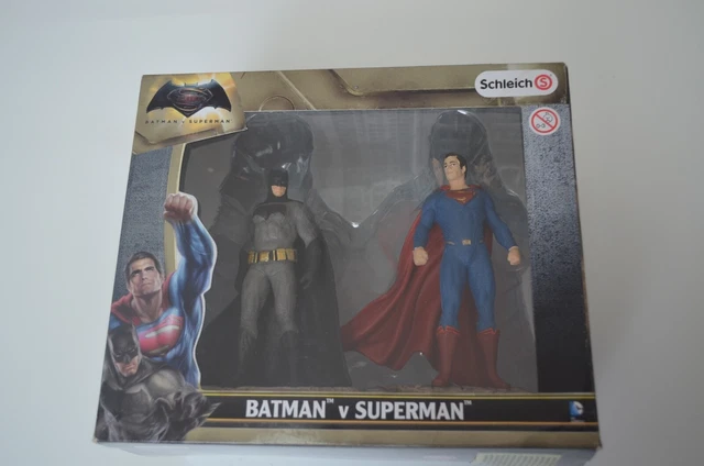 SCHLEICH 22529 DC Comics Batman V Superman Scenery Pack 2 Figures BNIB ...