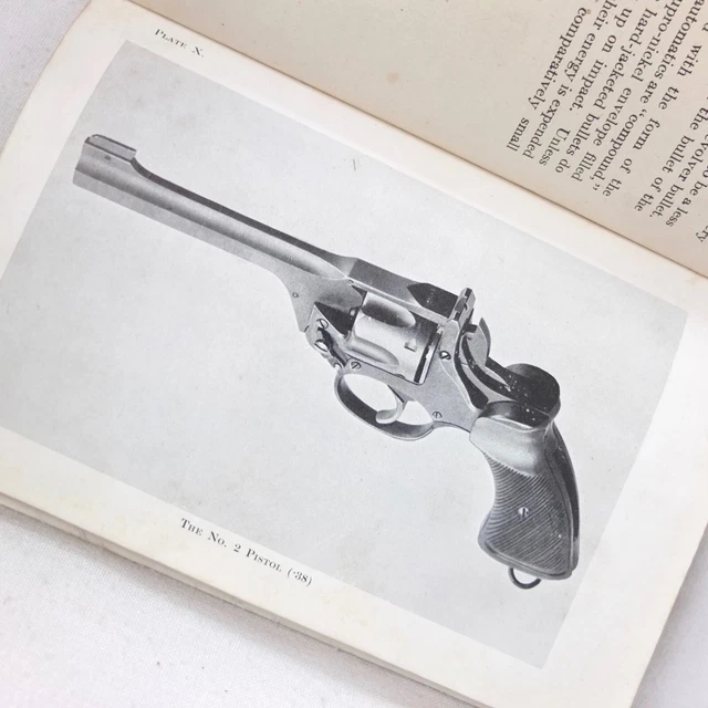 WW2 1944 WEBLEY Revolver Manual Enfield Colt Automatic Pistol British ...