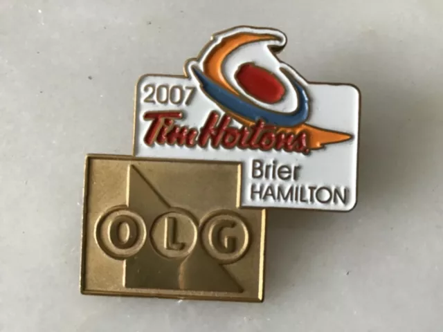 Tim Hortons Brier Hamilton 2007 OLG Sponsor Curling Pin