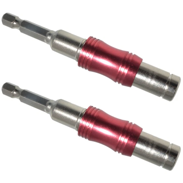2pcs tourne des à tige magnétique pivot perceuse du support de pointe