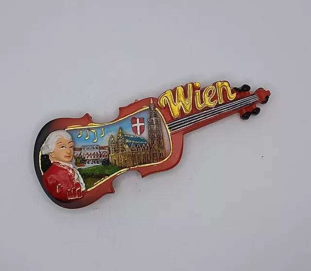 Magnete Calamita Resina Frigo  Souvenir Fridge Magnet Vienna Austria