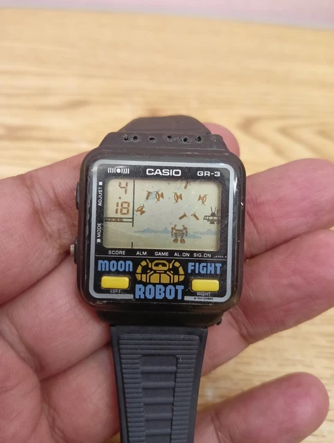 CASIOゲームウォッチ GR-3 MOON FIGHT ROBOT 1984年 Casio GR-3 Moon