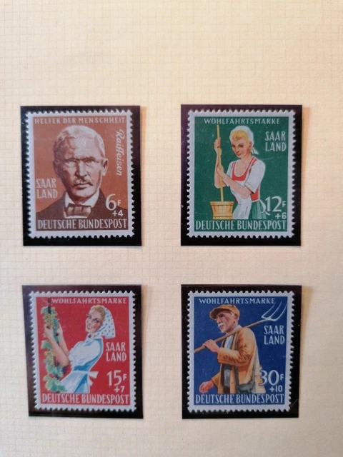 OPD Saarbrücken 1958, Nr. 441 - 444, postfrisch